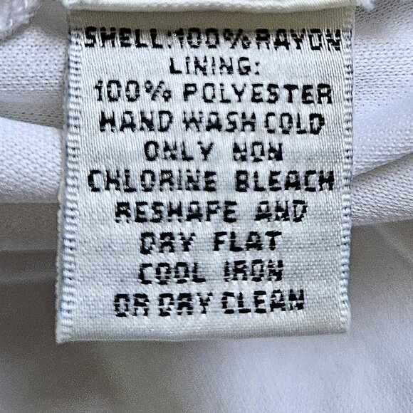 Talbots Petites White Crochet V-Neck Sleeveless Tank Top Women's Size Small - Picture 8 of 8